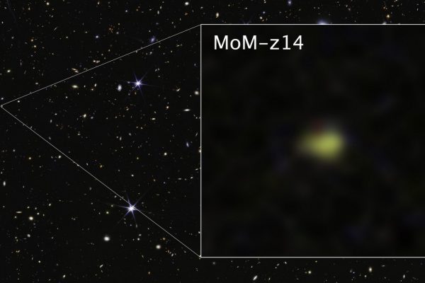 MoM-z14 è la galassia scoperta dal telescopio spaziale James Webb che esisteva già 280 milioni di anni dopo il Big Bang