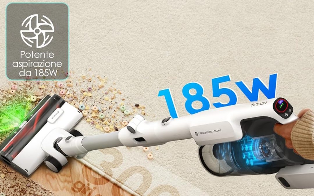 Scopa elettrica potente e intelligente: questa Tineco a 219€ è una delle migliori offerte del momento