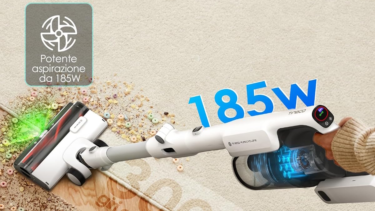 Scopa elettrica potente e intelligente: questa Tineco a 219€ è una delle migliori offerte del momento
