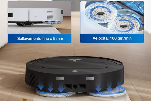 Super prezzo Amazon per ECOVACS DEEBOT T50 OMNI Gen2: nuovo minimo storico, altri 30€ in meno per uno dei robot più richiesti del periodo