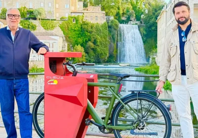 CLELIA, il parcheggio smart che protegge e ricarica la bici