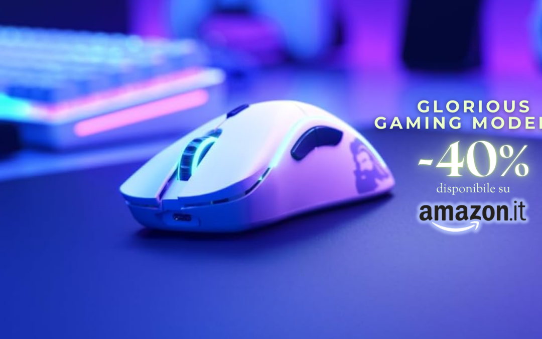 Mouse Glorious leggerissimo: super offerta -40%