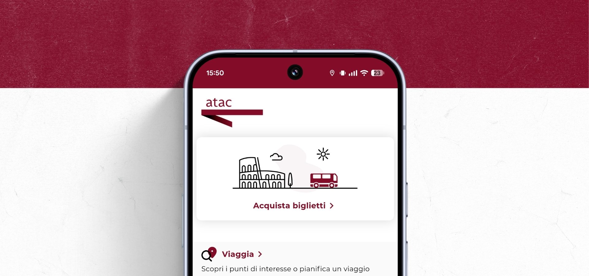 Nuova app Atac: orari, biglietti e percorsi a Roma