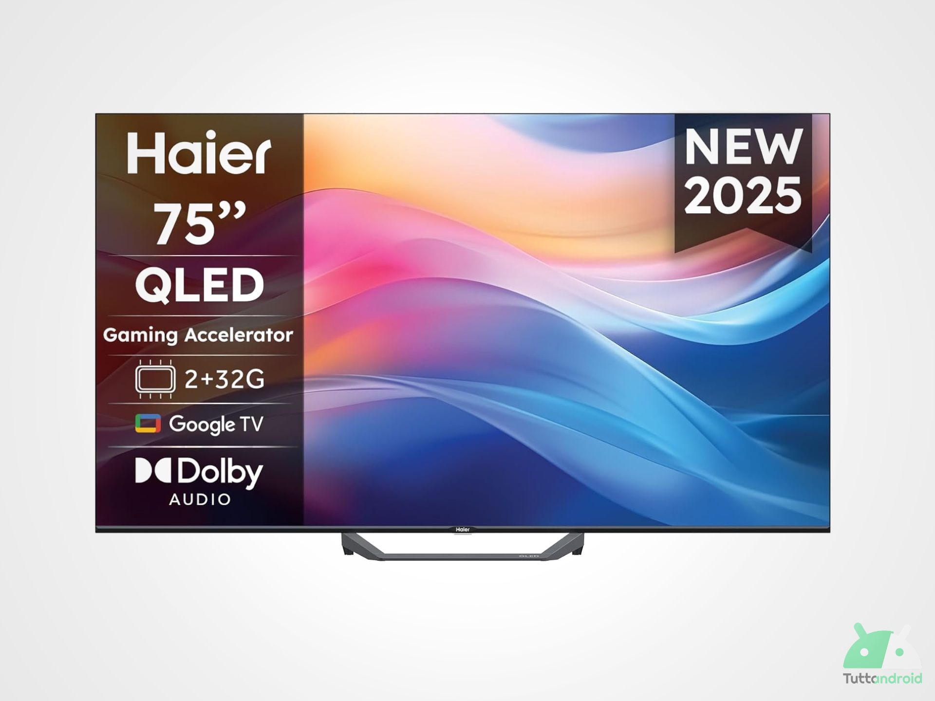 Google TV Haier 75″ QLED in offerta a 559€