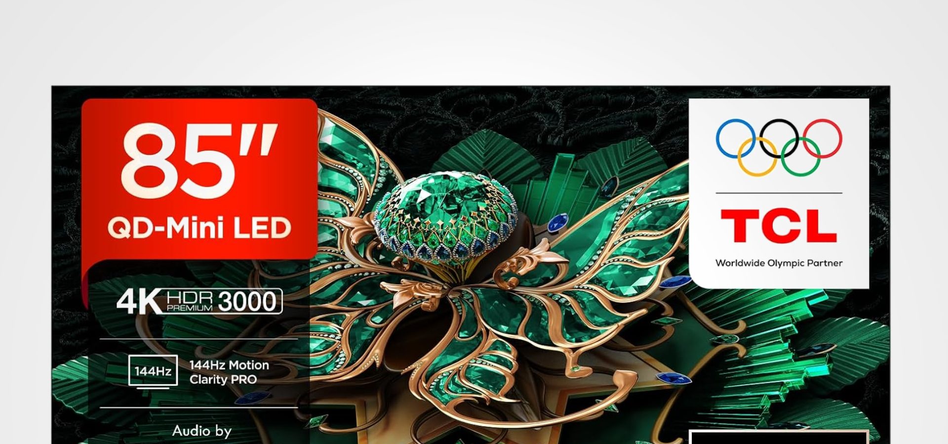 TCL 85″ Mini-LED con HDR 3000 in offerta a 300€