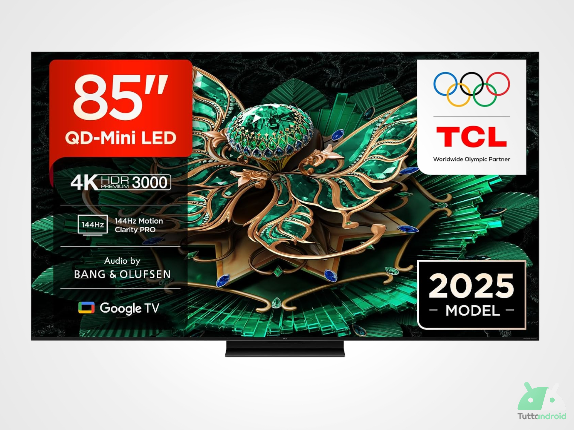 TCL 85″ Mini-LED con HDR 3000 in offerta a 300€