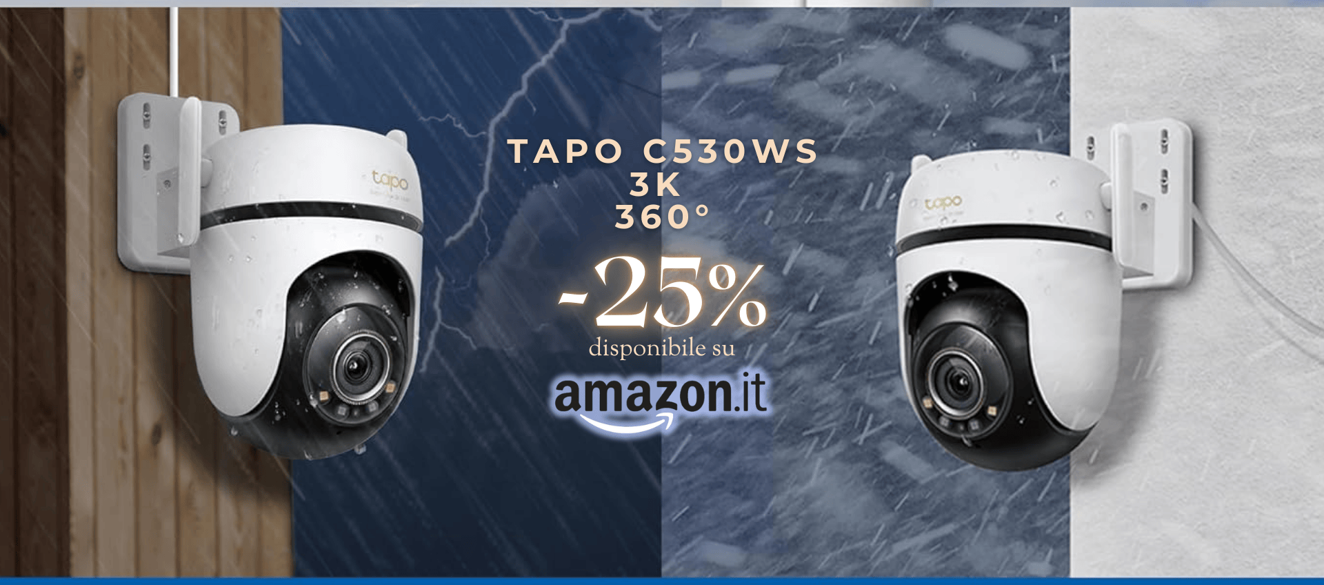 Telecamera Tapo C530WS: sicurezza esterna a 360°