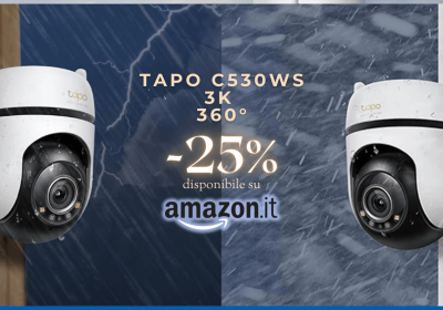 Telecamera Tapo C530WS: sicurezza esterna a 360°