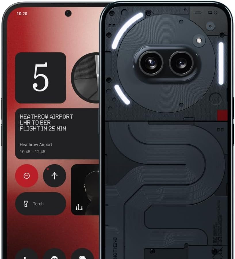 Nothing Phone (2a) 12+256GB – Smartphone with Nothing OS 2.5 – Black