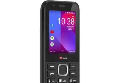 TTfone TT240 Simple and Easy to Use Mobile Phone – Smartphone with 3G KaiOSS Functionality in Black