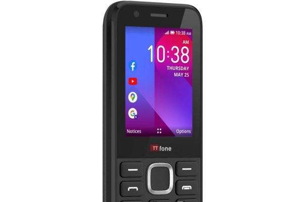 TTfone TT240 Simple and Easy to Use Mobile Phone – Smartphone with 3G KaiOSS Functionality in Black