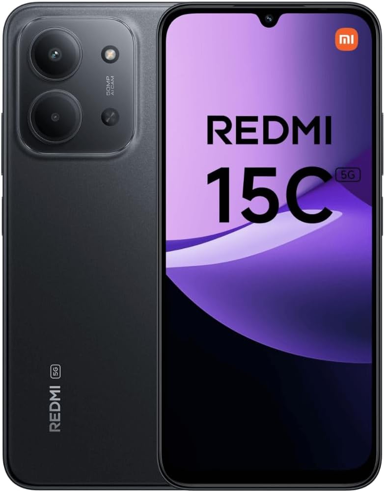 XIAOMI Redmi 15C 5G 128-4-5G Midnight Black