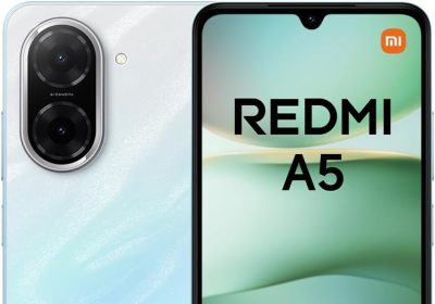 Xiaomi Redmi A5-4GB+128GB Smartphone, 6.5 inch HD+ Display, 5000mAh Battery, Android 13 Go Edition, Dual SIM – Blue