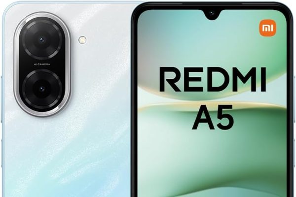 Xiaomi Redmi A5-4GB+128GB Smartphone, 6.5 inch HD+ Display, 5000mAh Battery, Android 13 Go Edition, Dual SIM – Blue