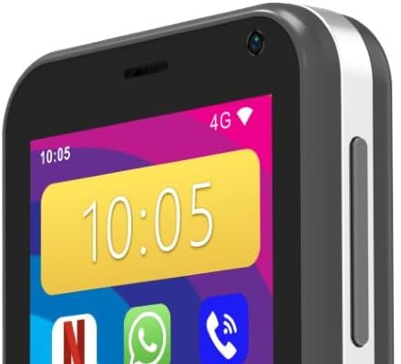TTfone TT280 – 4G Dual SIM Simple Finger Phone with 2.8″ Android Touch Screen, Keyboard, 2MP Camera, USB-C – Mobile Unlocked Easy to Use (with USB Cable)