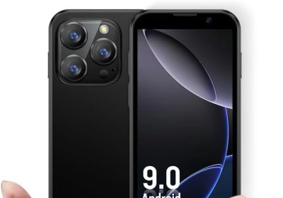 XS18pro Unlocked Mini Smartphone, 3.0″ Display, 900mAh Battery, Ultra Slim Body, 5 Megapixel Camera, Best Gift for Kids(Pink) (Black)