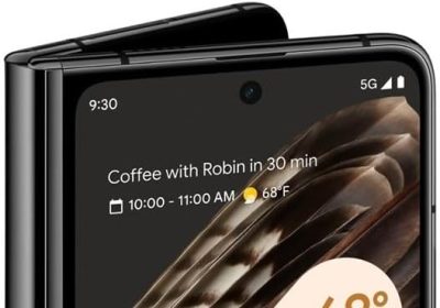 Google Pixel Fold 5G 256GB + 12GB Factory Unlocked RAM, Dual SIM (Nano-SIM + eSIM), Foldable Android Smartphone Display (Obsidian) (Refurbished)