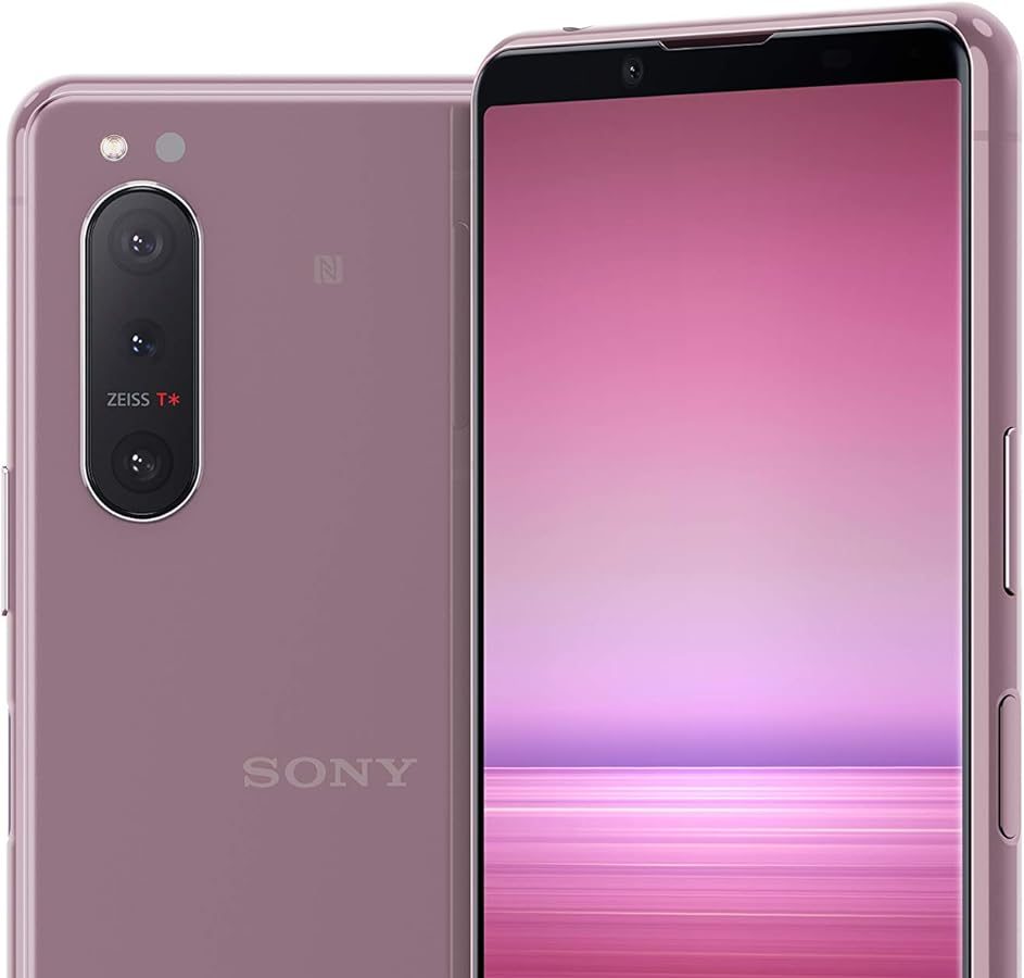Sony Xperia 5 II 5G Smartphone (15.5 cm (6.1″) 21:9 CinemaWide FHD+ HDR OLED, Triple Camera, 3.5 mm audio connector, Android 12, SIM Free, 8 GB RAM, 128 GB memory) Pink