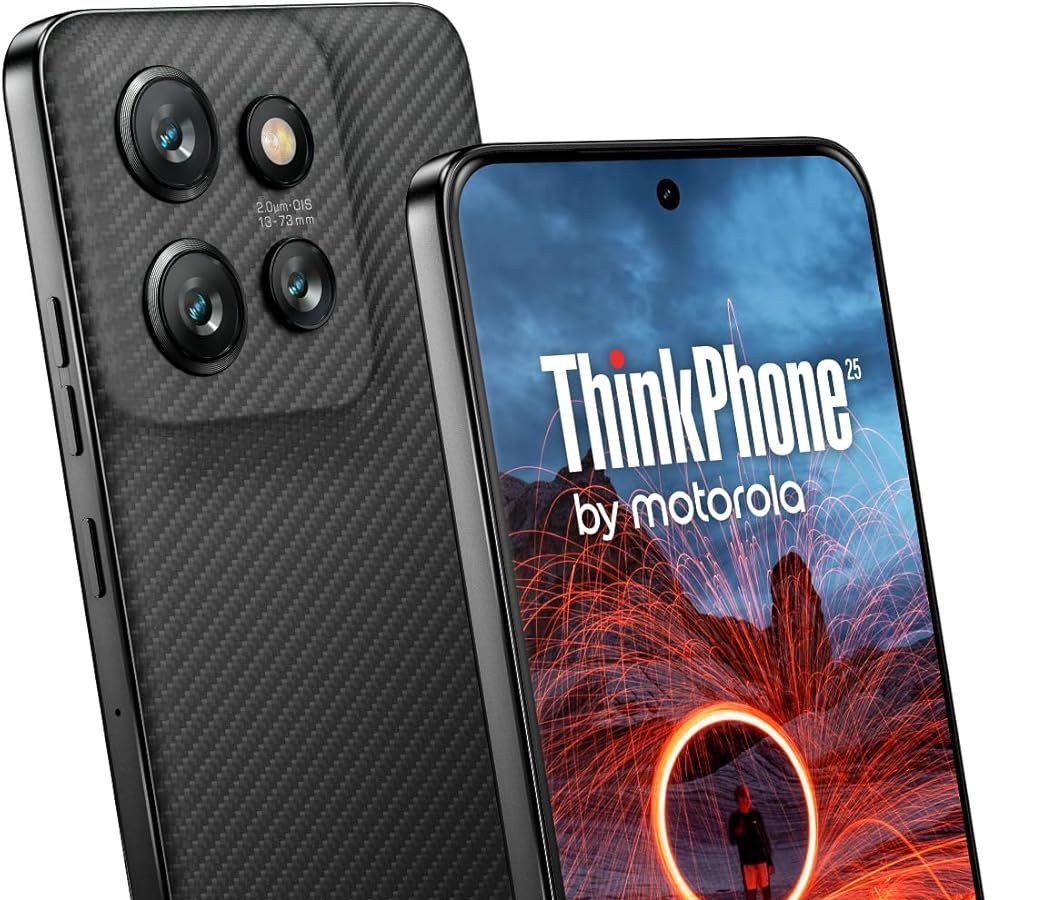 Motorola ThinkPhone 25 5G 2024 (Carbon Black) XT2409-06 | Dual SIM (Nano SIM, eSIM) 256GB + 8GB RAM Android 14 Factory Unlocked Smartphone