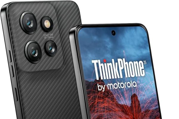 Motorola ThinkPhone 25 5G 2024 (Carbon Black) XT2409-06 | Dual SIM (Nano SIM, eSIM) 256GB + 8GB RAM Android 14 Factory Unlocked Smartphone