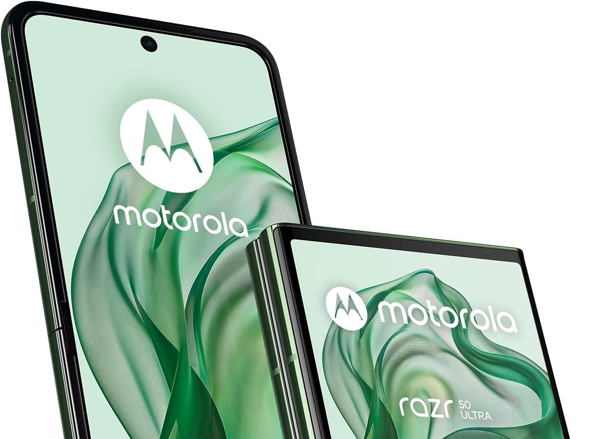 Motorola Razr 50 Ultra 12/512GB, AI, External 4.0” POLED Display, Internal 6.9″ POLED, 50+50MP, IPX8, Qualcomm Snapdragon 8s Gen3, 4000mAh 45W, Wireless 15W, 5G, Dual SIM, Android 14 Spring Green