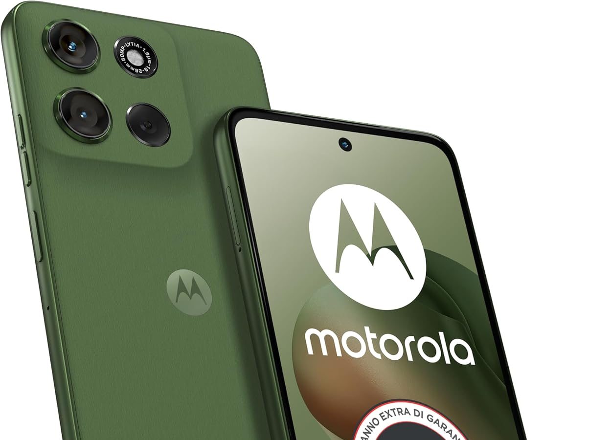 Motorola Moto G56 5G with 3 Years Warranty (8/256GB, 50MP Camera + Flicker Cam, 6.72 Inch FHD+ 120Hz Display, 5100mAh Battery, MediaTek Dimensity 7060, Android 15), Pantone Dill
