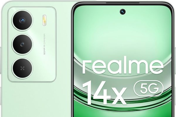 realme 14x 5G 8GB(+10GB)/256GB Smartphone 6.67″ 120Hz Resistencia Military 810H Android 14 Green