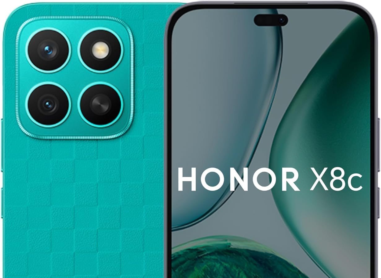 HONOR X8c Smartphone 8GB RAM 256GB ROM | 6.7 Inch AMOLED Display 120Hz, 108MP Camera, Android 15, Dual SIM, 5000mAh Battery, 35W Fast Charge, Google Play (Marrs Green)