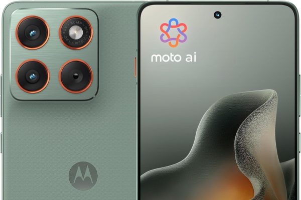 Motorola Edge 70 with Moto AI (12/512GB, Triple Camera 50MP + Flicker Sensor, Selfie 50MP, Ultra Slim 6mm, 4800mAh Silicon-Carbon, Display 6.67″ Super HD 120Hz, Pantone Lily Pad