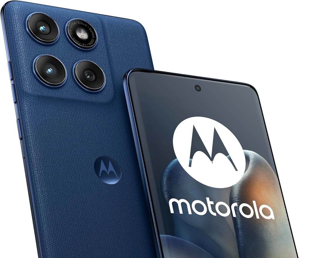 Motorola Edge 60 with Moto AI (8/512GB, Camera 50+50+10MP, Selfie 50MP, Display 6.67″ POLED 120Hz, MediaTek Dimensity 7300, 5100mAh Battery, 68W Charge, Android 15), Gibraltar Sea