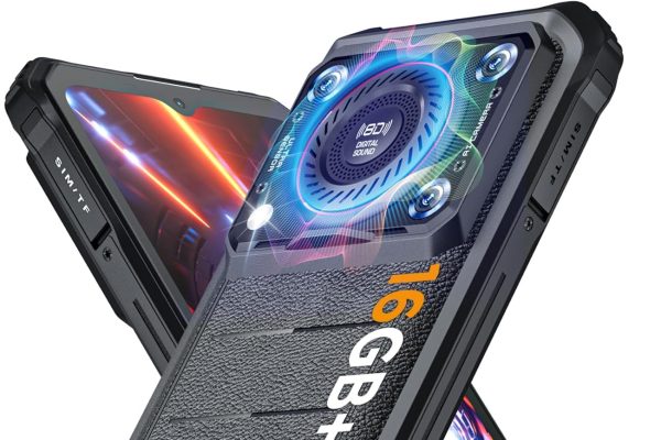 OUKITEL WP36 Rugged Smartphone, 16GB(8+8) RAM+128GB ROM/1TB Indestructible Phone, Android 13 Shockproof Mobile Phone, 10600 mAh Battery, 6.52 Inch HD+ Robust Mobile Phone, 13MP+5MP, IP68, Dual SIM,