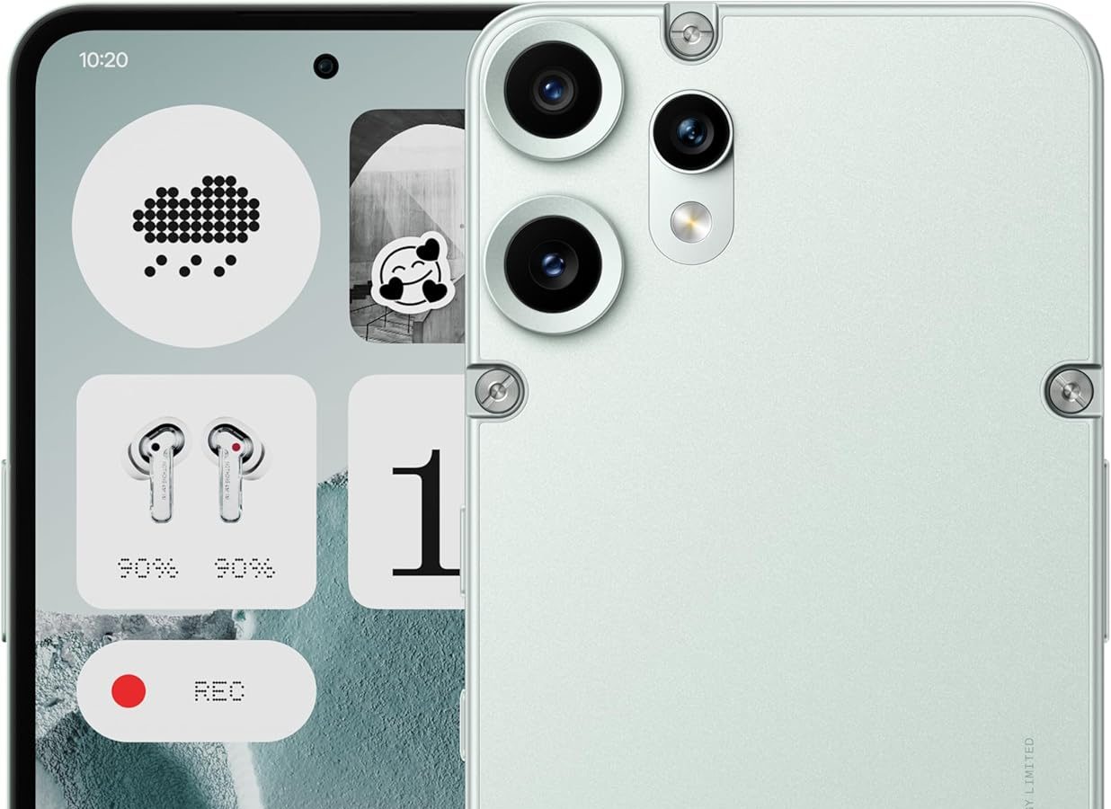 CMF Phone 2 Pro 128GB – 5G Smartphone with 50MP Camera and 20x Zoom, 6.77″ AMOLED FHD+ Display at 120Hz, 5000mAh Battery and Nothing OS 3.2 – Light Green