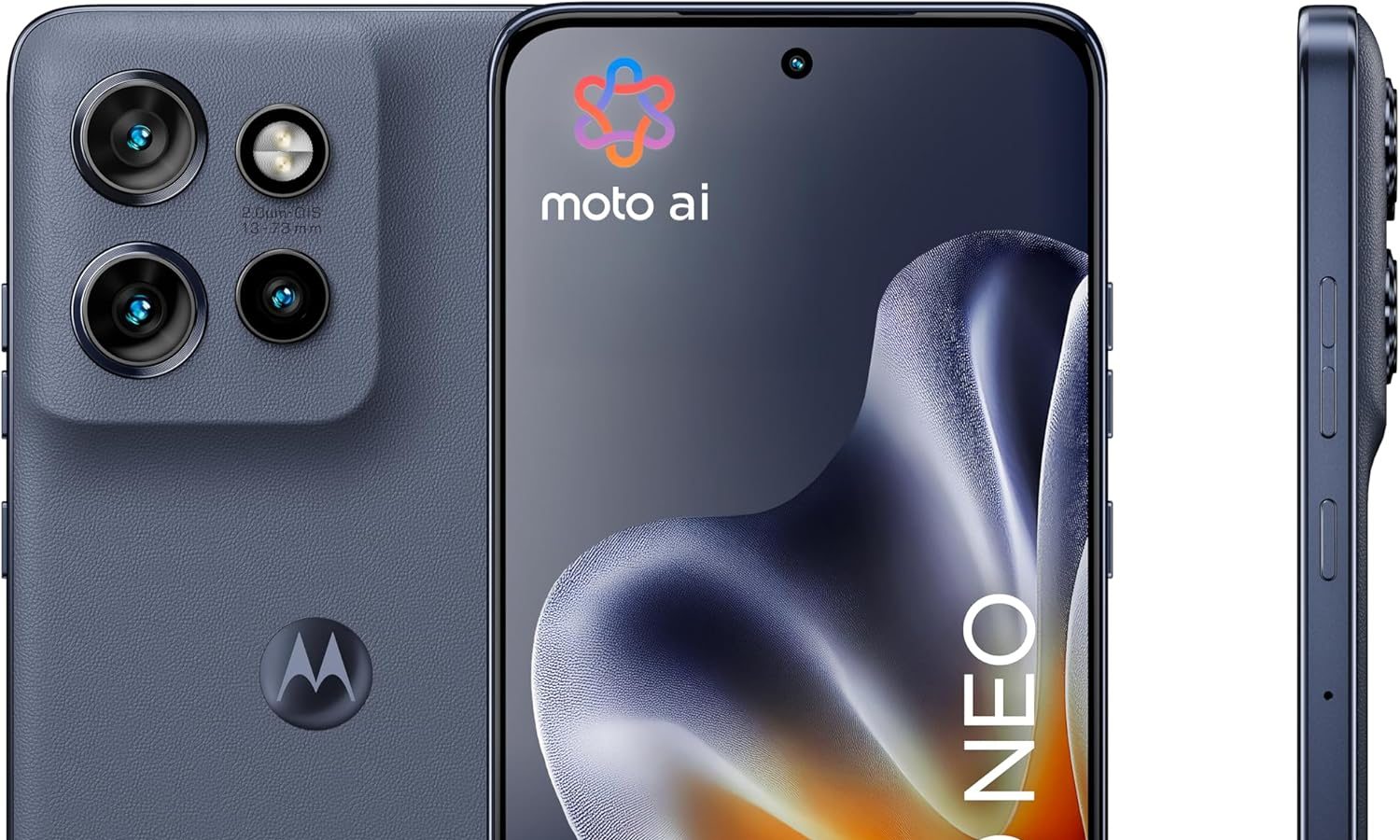 Motorola Edge 60 Neo with Moto AI (8/256GB, Triple Camera 50MP+13MP+10MP, Selfie 32MP, Display 6.36″ Super HD 120Hz, MediaTek Dimensity 7400, 5000mAh, TurboPower 68W, Android 15), Pantone Grisaille