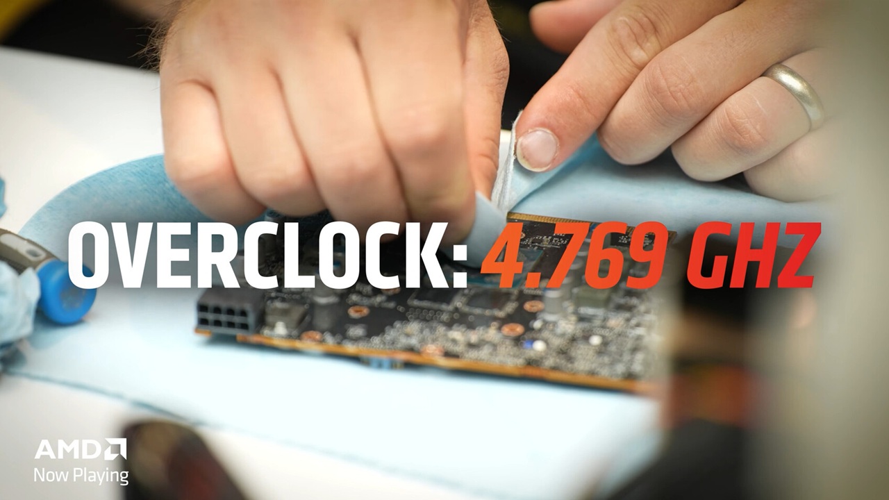 AMD Radeon RX 9060 XT: staccato (di molto) il record di frequenza della GeForce RTX 4090