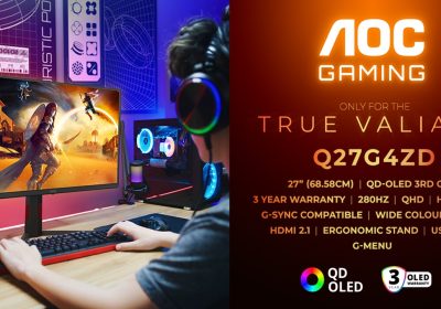 AOC propone un QD-OLED al prezzo di un IPS con il nuovo monitor AGON Q27G4ZD