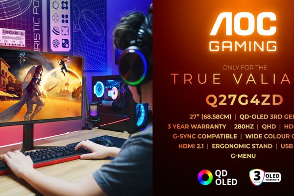 AOC propone un QD-OLED al prezzo di un IPS con il nuovo monitor AGON Q27G4ZD
