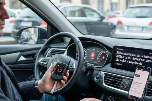 Alcolock obbligatorio da oggi: ecco chi rischia di non poter più avviare la propria auto