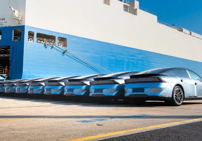 La XPeng P7+ è salpata in direzione dei mercati esteri