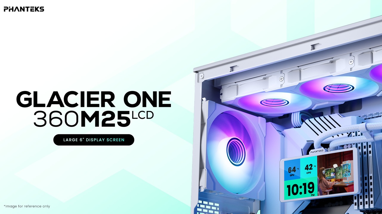 Phanteks Glacier One 360M25-LCD: raffreddamento a liquido e display IPS 60 Hz a un prezzo misero