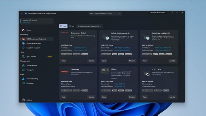 Windows 11 introduce il supporto nativo al protocollo MIDI 2.0