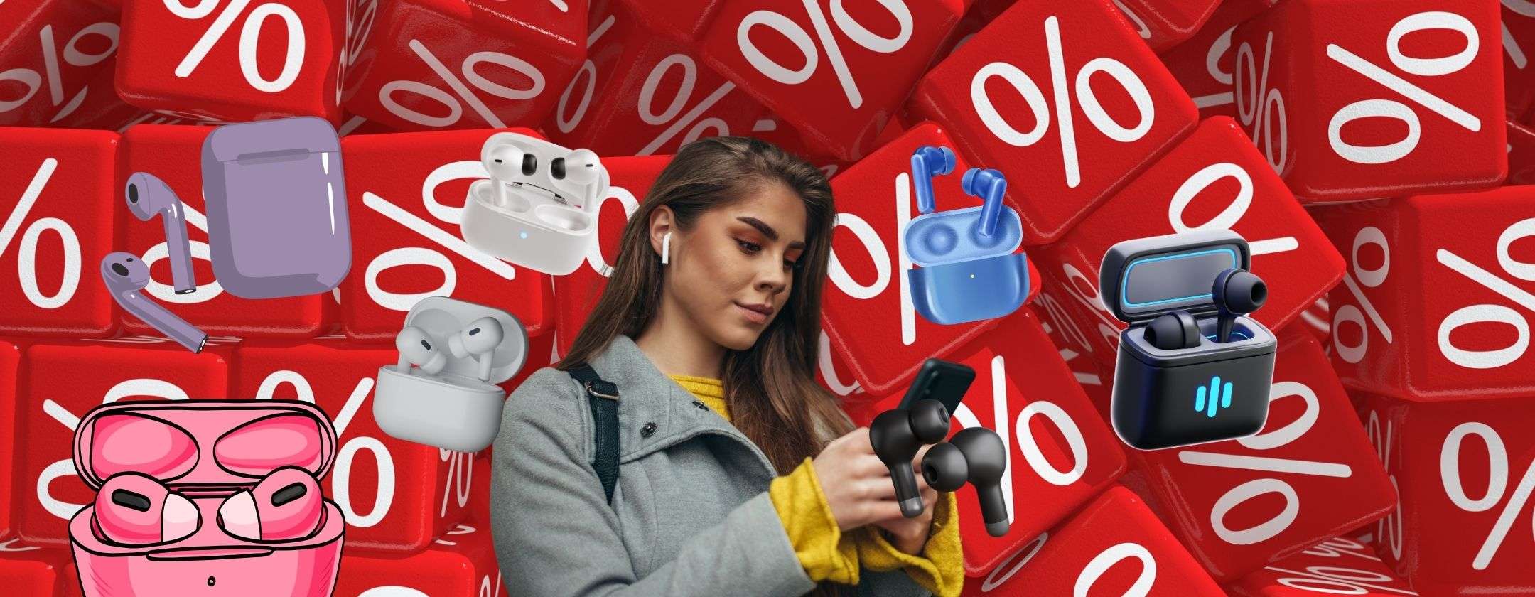 Auricolari Bluetooth in offerta su Amazon
