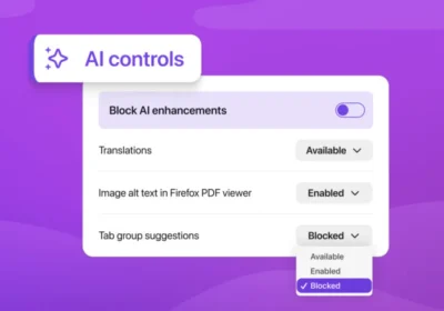 Firefox inserisce un pulsante per spegnere tutte le funzioni AI