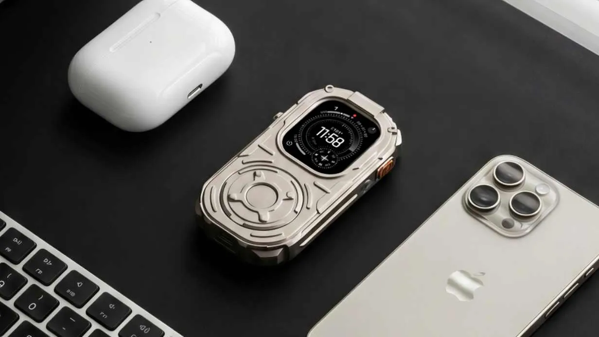 RePod Ultra, la custodia in titanio che trasforma Apple Watch in un mini smartphone