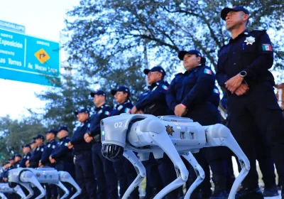 Mondiali di calcio 2026, questi cani robot pattuglieranno uno stadio in Messico