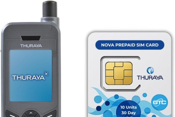 OSAT Thuraya XT-Lite Satellite Phone + Prepaid NOVA SIM with 10 Units | 30 Day Validity | Voice and SMS Coverage for Remote and Emergency Communications