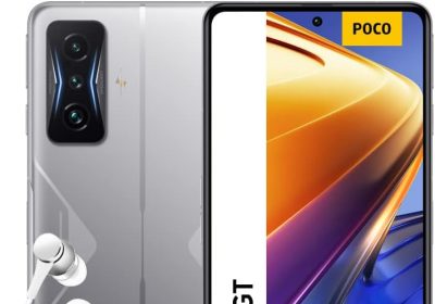 POCO F4 GT 5G Smartphone 8+128GB, AMOLED E4 120Hz 6.67″ Display, Snapdragon 8 Gen 1, Triple Camera 64MP, 4700mAh HyperCharge 120W, Knight Silver (IT) Alexa Hands Free