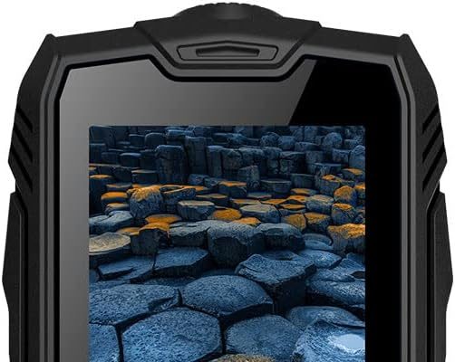 Hammer H Basalt 2.4 Inch Rugged Mobile Phone IP68 IK05 Dual Free SIM 2000 mAh Outdoor Mobile Phone without Contract, 2.8 Inch Colour Display, Rugged, Mega Battery 1800 mAh, Waterproof (IP68), Black