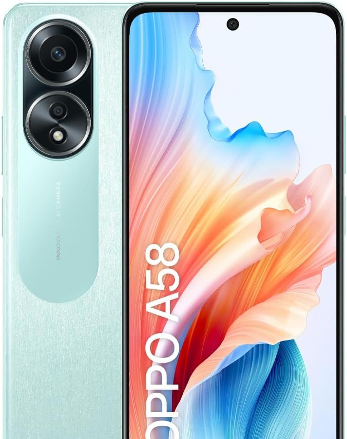 Oppo A58 17.1 cm (6.72″) Dual SIM Android 13 4G USB Type-C 6 GB 128 GB 5000 mAh Green
