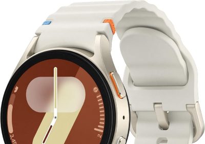 Samsung Galaxy Watch7 Smartwatch Galaxy AI Sleep Analysis Dual Finger Close Control Long Battery Life GPS BT Aluminium Touch Ring 40mm Cream