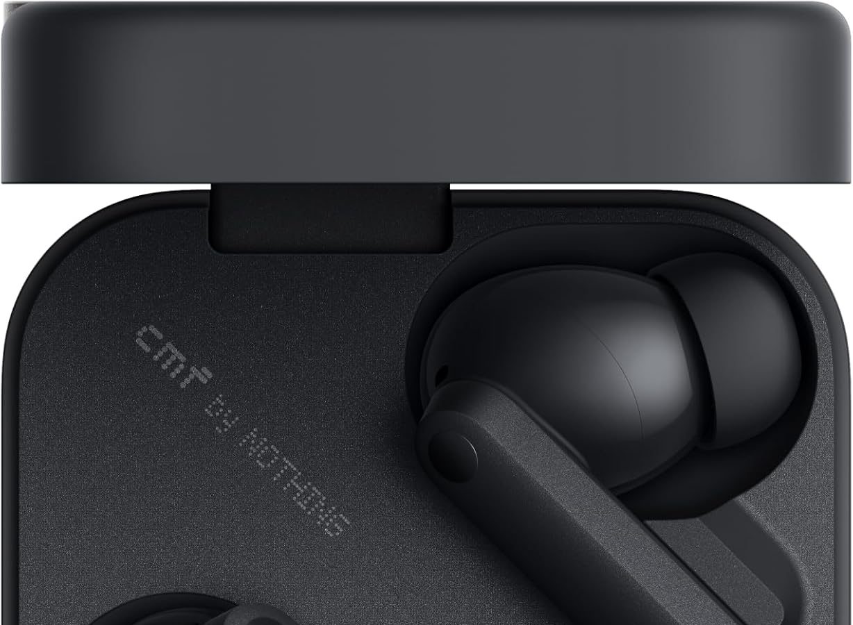 CMF by Nothing Buds Pro 2 Wireless Earphones with HiFi Audio, 50dB Active Hybrid Noise Cancellation, 6 HD Microphones and Spatial Sound Effect, 2025 – Dark Grey